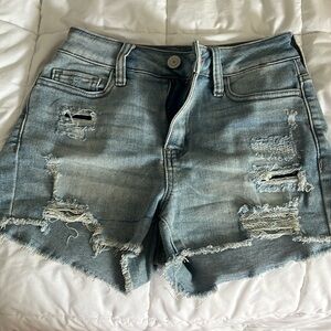 SO jean shorts size 3/26W high rise shortie